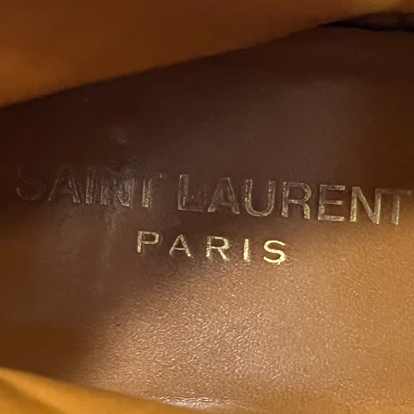 SAINT LAURENT YSL Wyatt Jodphur Suede Mid Heel Boots