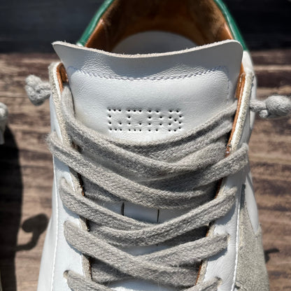 GOLDEN GOOSE Super-Star White Green Sneakers
